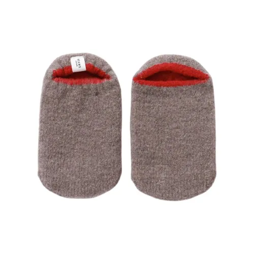 BEAMS Низкие носки женские цвет бежевый