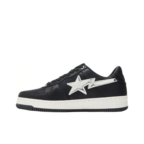 A BATHING APE STA Стильные Скейтбординги Мужской Черный Белый