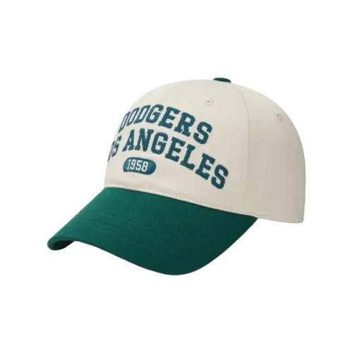 Бейсбольные кепки MLB Base Logo из хлопка унисекс белого цвета