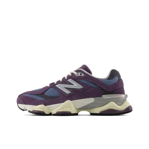 New Balance NB 9060 Дышащий Низкий Топ Повседневные Городские Кроссовки для Коммутирования и Бега Унисекс Фиолетовый Синий Серый