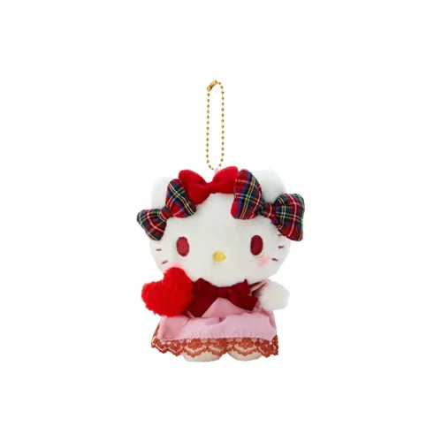Санрио Hello Kitty Heart Bowknot Collection Куклы Плюшевый Брелок 12 см Рекомендуемый рост