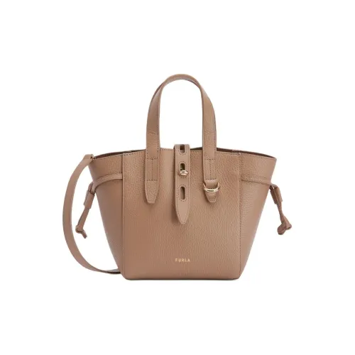 Furla Net Collection Кожа Тоут Сумка Сумка для покупок Сумка через плечо Сумка мини Женская Серый