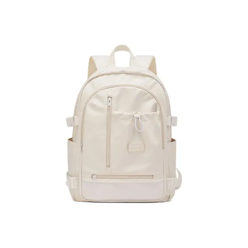 MAKEUP KITTEN Нейлоновая ткань синтетическая кожа большой рюкзак унисекс цвет экрю