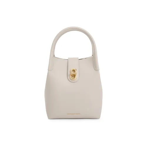 CHARLES KEITH Полиуретан MOTHER Daughter Ведрообразная Сумка Сумка через плечо Средняя Женская Черная Овсяно-молочная