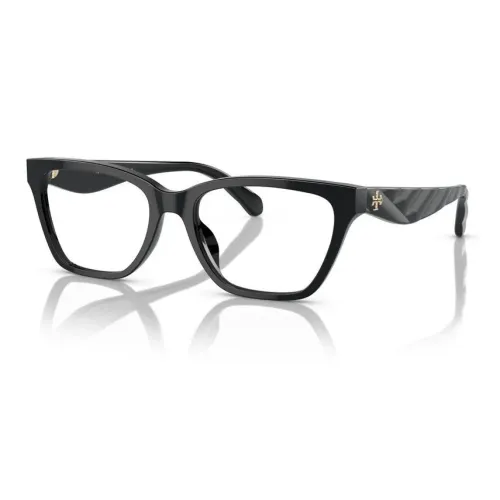 TORY BURCH Ацетат Прямоугольные Оправы для Очков Женские Черные