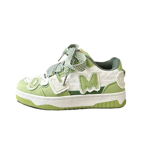 HACHI Casual Низкий Топ Белый Зеленый Унисекс