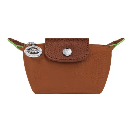 LONGCHAMP Le Pliage Green Монетницы Коричневый Женские