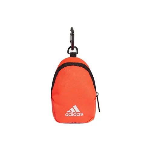 Adidas Переработанный полиэстер Украшение Сумка Картхолдер Key Pouch Мелочь Кошелек Стандартный Унисекс Оранжевый