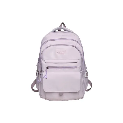 NIGEER Nylon Backpack Standard Unisex Purple Blue Gray Black White NIGEER Нейлон Рюкзак Стандартный Унисекс Фиолетовый Синий Серый Черный Белый