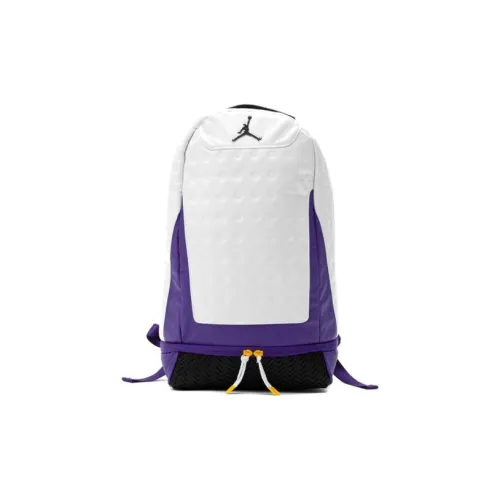 JORDAN Рюкзаки The Lakers Цветовая схема IS A Классический Комбинация OF Фиолетовый и Золотой Символизирующий Сила Элегантность и Успех. Унисекс