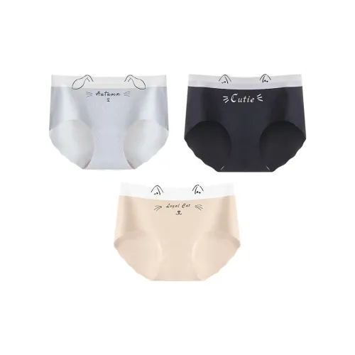 DUOQINGMAO Женское нижнее белье 3 штуки многоцветная комбинация