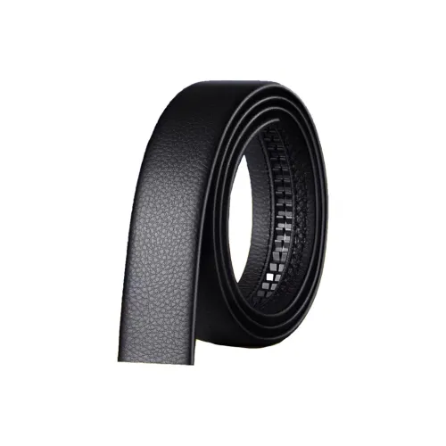 AUGTARLION Без пуговиц Ободок Повседневный Минималистский стиль Настоящая Коровья кожа Ремни Мужской Черный 3,5 см