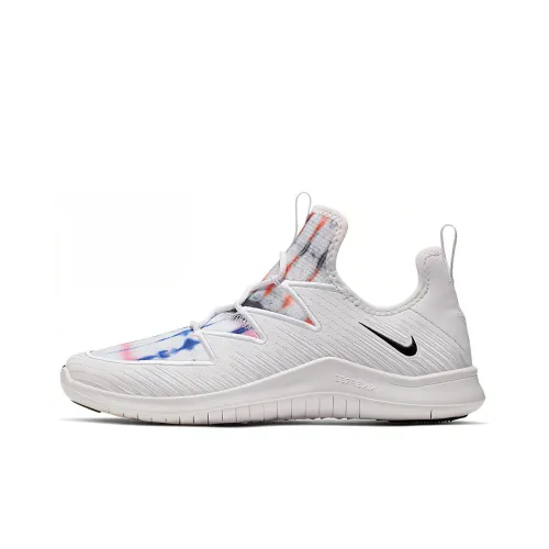 Nike Free TR Ультра Шок Абсорберы Устойчивые к истиранию Низкий Топ Кроссовки для тренировок Женские Белые