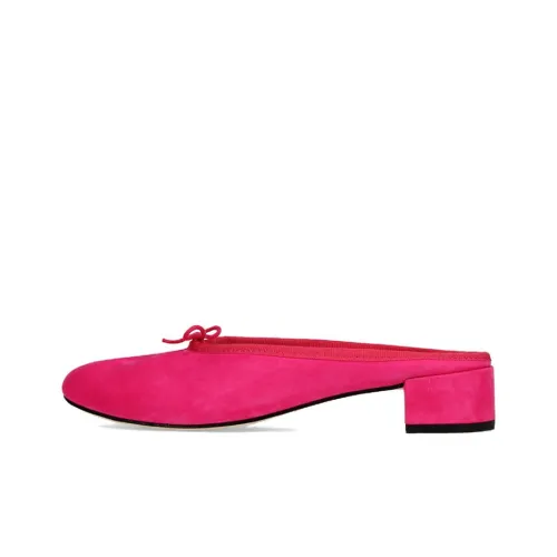 Repetto CAMILLE Домашние тапочки 3 см Женские Розовый