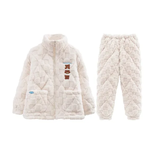 LANMOU MLC Утепленный Женский 413 Женский Пижамный Комплект