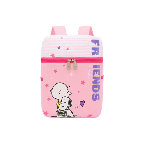 SNOOPY Полиэстер Детский Сад Детская Сумка Стандартная Малыш Розовый