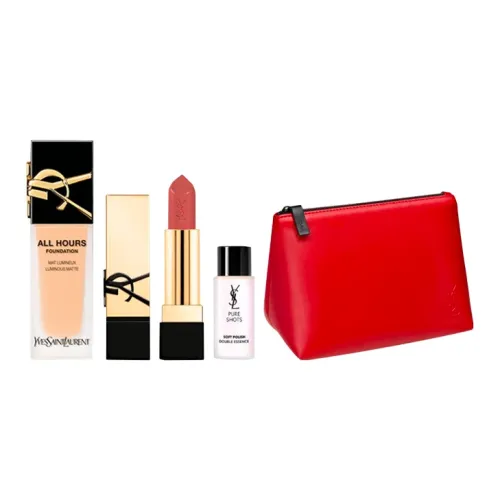 SAINT LAURENT Любовь Бесстрашный Foundation и Lipstick Набор