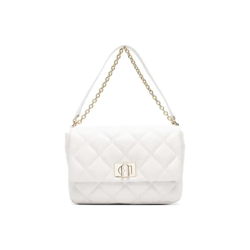 Furla 1927 Collection Телячья кожа Сумка Сумка через плечо Женская Айвори Белый