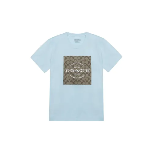 COACH Синий Мужской T-Рубашки
