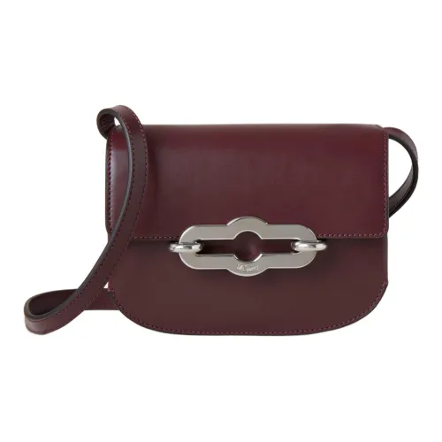 Mulberry Телячья кожа Преппи Сумка через плечо Маленькая женская черная вишневая