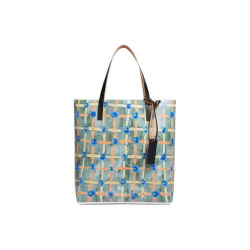 MARNI Полиуретан с полиэстером сумка-тоут сумка для покупок сумка через плечо женская зеленая