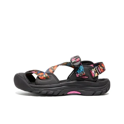 KEEN Zerraport 2 Leur Logette Пляжные сандалии Женские Черный Желтый