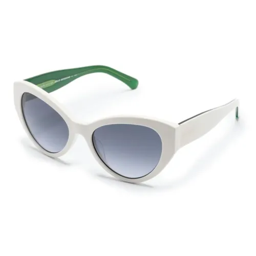 Kate Spade Ацетатные солнцезащитные очки "Кошачий глаз" Женские Белые