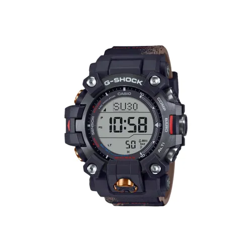 CASIO Кварцевый механизм Смольный ремешок Часы для мужчин Серый циферблат