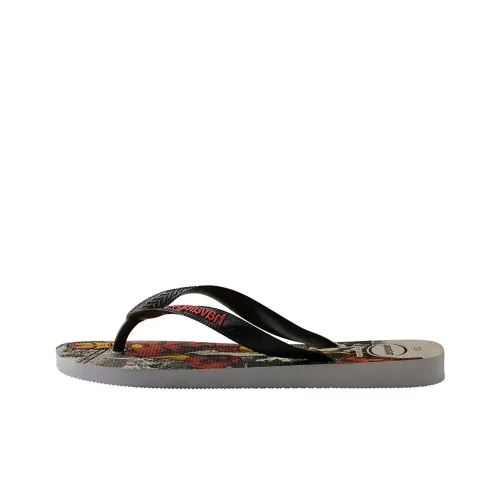 Havaianas Топ Marvel Тапочки Мужские Черные Красные