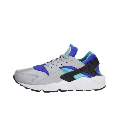 Nike Air Huarache Дышащий Низкий Топ Тренировочные Беговые Кроссовки Женские Белый Серый