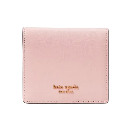 Kate Spade Saffiano кожа кошелек маленький женский розовый дюна