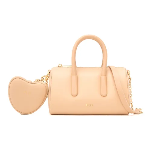 ELLE Коровья кожа Маленькая квадратная сумка Бостонская сумка Сумка в форме сердца через плечо Сумка маленькая женская