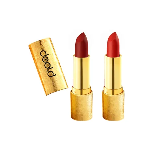 DEOLD Gilded Velvet Lip Balms Matte 2 Pack DEOLD Позолоченный Велюр Помады Матовый 2 Пачки