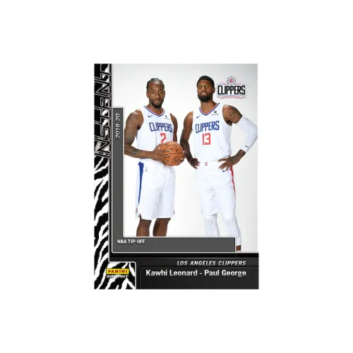 Панини Kawhi Leonard Павл Джордж 19 20 NBA Instant Season Официальный Фото Спортивные Карты 1