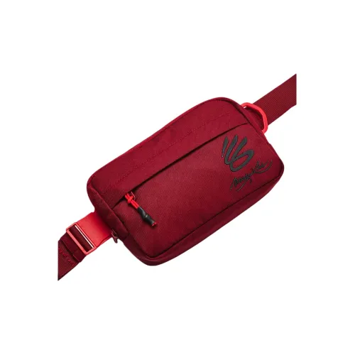 Under Armour Полиэстер Сумка через плечо Бананка Стандартная Унисекс Красная и Черная