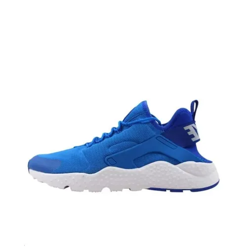 Nike Air Huarache Амортизация Износостойкие Низкие Кроссовки для Бега Женские Синие Белые