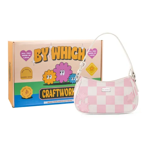 Bywhich ПУ (полиуретан) Сумка через плечо Сумка Женская Розовая