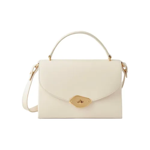 Mulberry Высокоглянцевая кожа через плечо сумка женская белая