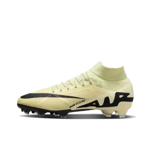 Nike Mercurial Superfly 9 FG Твердый Грунт Футбольные Бутсы Унисекс Бежевый Черный