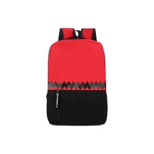 TAKI Рюкзаки Красный и Черный Унисекс