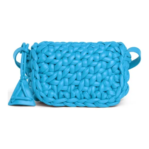 Alanui Сумка через плечо из кожи среднего размера женская синяя