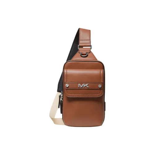 MICHAEL KORS Коровья кожа Бананка Сумка через плечо Сумка-слинг Средний Мужской Коричневый
