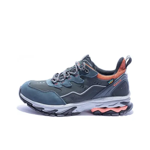 TOREAD Амортизаторы Shock Slip-resistant Abrasion-resistant Низкий Топ Уличная обувь Мужская Темно-серый Красный