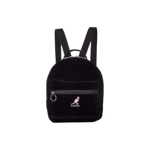 KANGOL Велюр Effect Полиэстер Рюкзак Мини Женские Черный