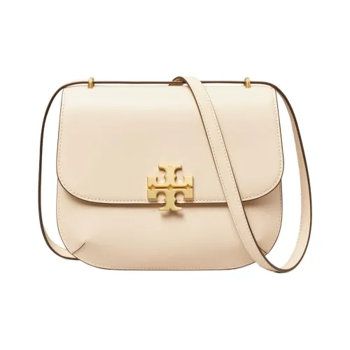 TORY BURCH ELEANOR Телячья кожа Седло Сумка Сумка через плечо Стандартная Женская Кремовая