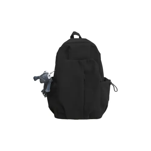 Deli Bear Нейлон Рюкзак Стандартный Унисекс Черный Красный Белый Серый