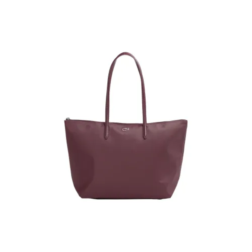 LACOSTE Пластик Тоут Сумка Сумка для покупок Сумка на плечо Сумка женская Темно-красный