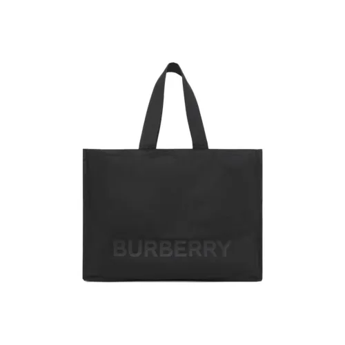 Burberry Холст Тоут Сумка Сумка для покупок Холст Сумка Мужская Черная Сумка