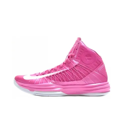 nike Hyperdunk 2012 Устойчивый к истиранию Дышащий MID Баскетбольные кроссовки Мужской Розовый