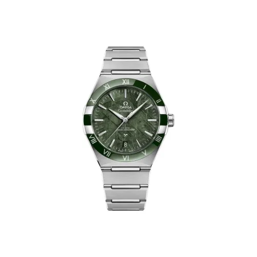 OMEGA Автоматический Механический Часы Мужские Constellation Series Constellation Watch 41mm*13,5mm Зеленые